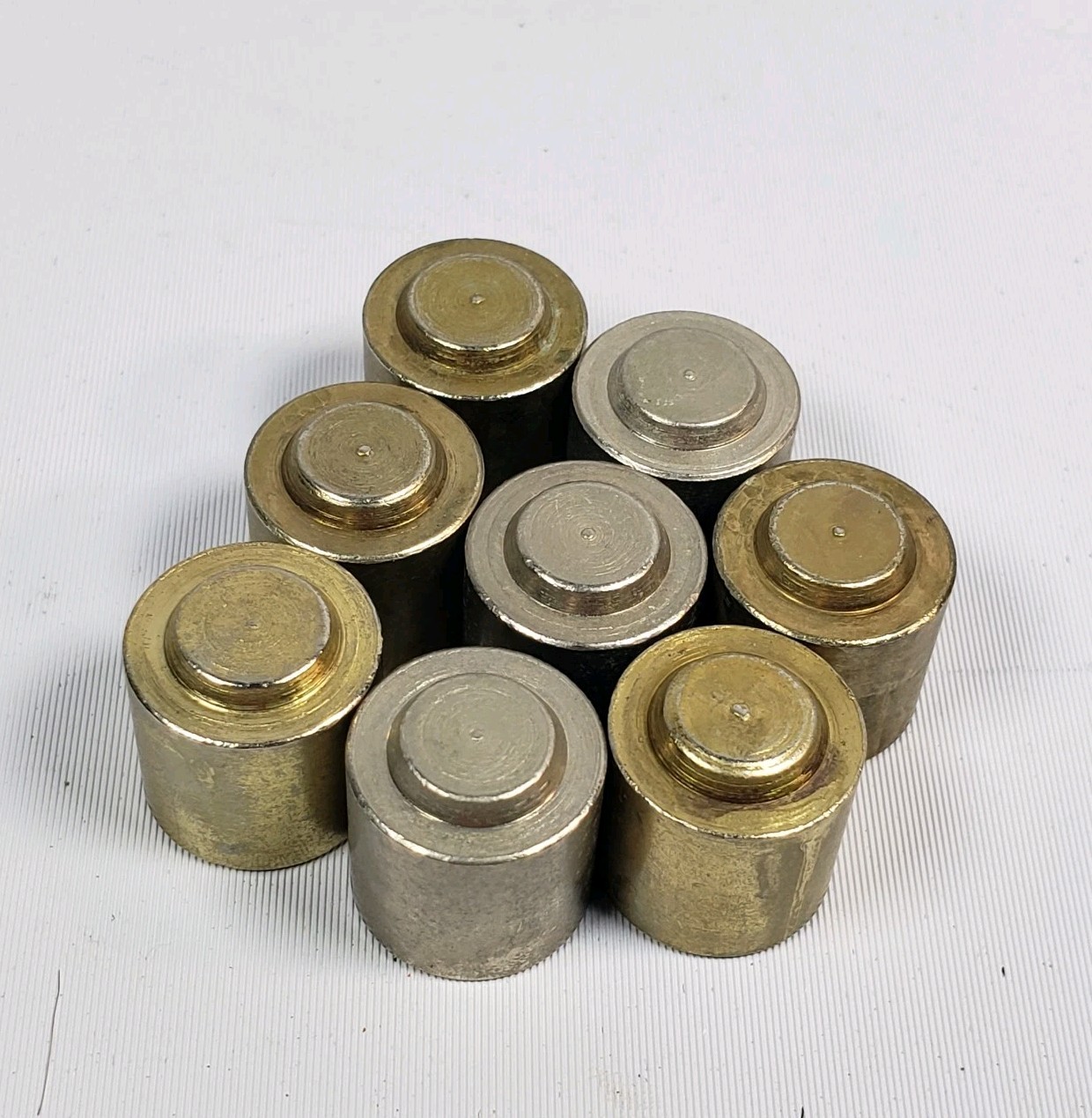 8 Replacement Metal Movers for 3M Gamette: 1971 Vintage Board Game of EVADE