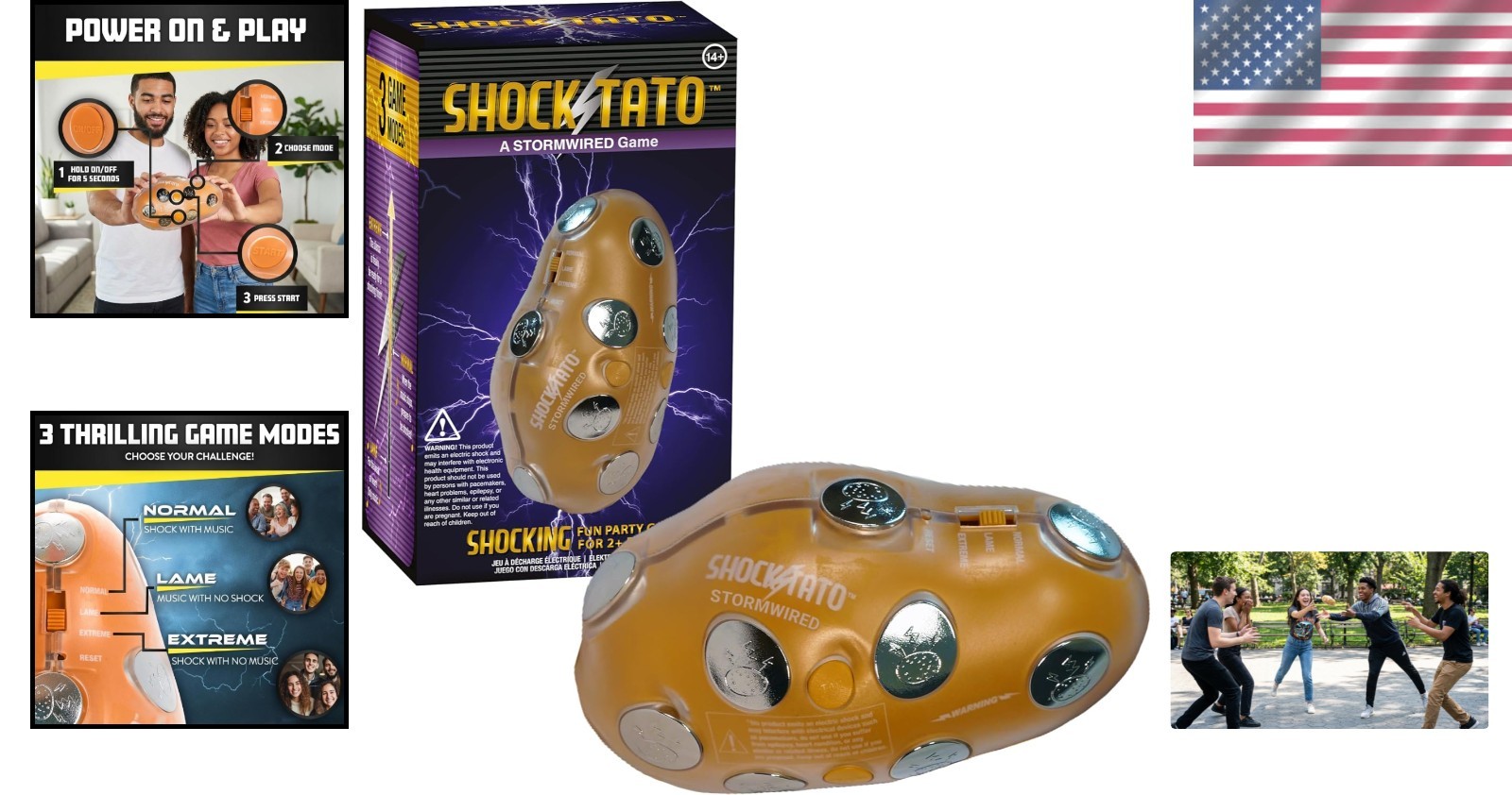 Shocktato Party game by Stormwired – The Hilariously Funny Game of Shocking P…