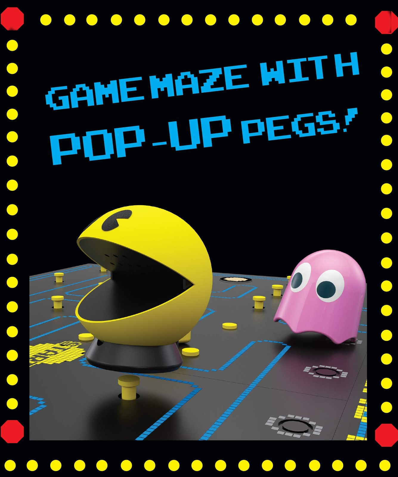 Pac Man Board Game Classic Arcade Experience 2 to 5 Players Ages 10 Plus
