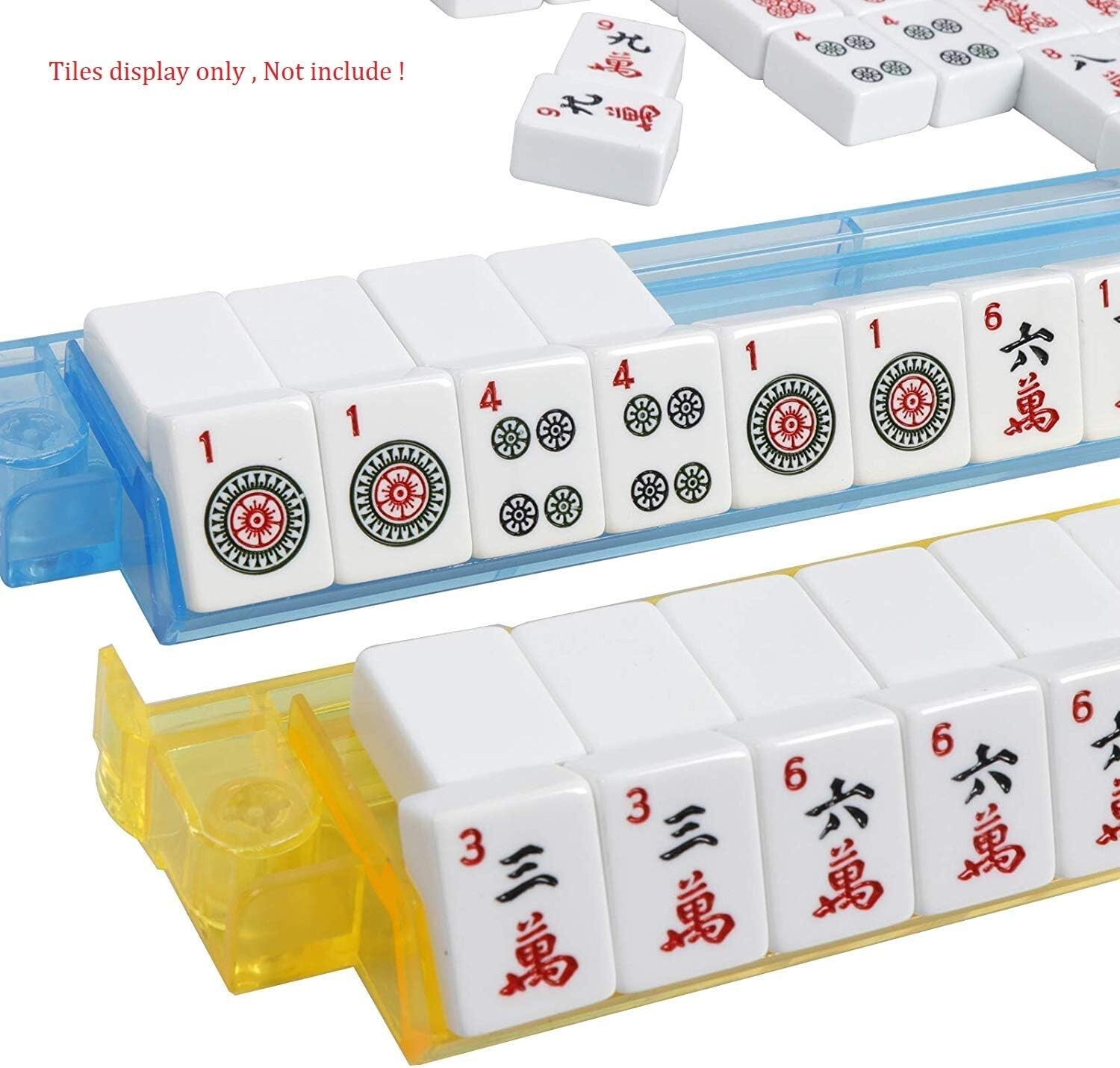 C&H Solutions American Mahjong Set,Mahjong Tiles Set,Pink PU Carrying Bag