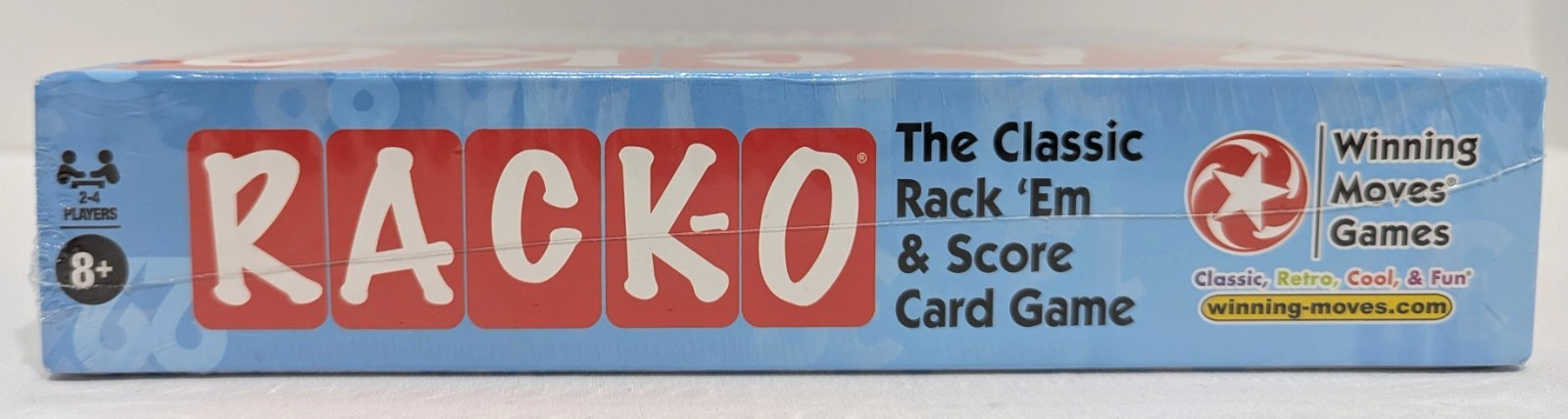 RACK-O The Classic Rack ‘Em & Score Card Game Ages 8+ Family Fun 2-4 Players NEW
