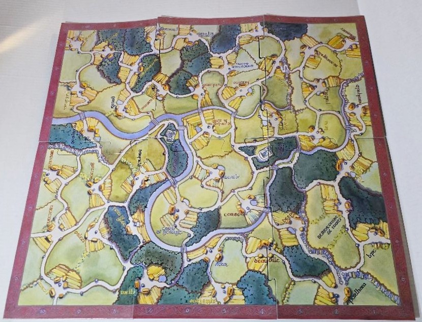 King Arthur Sirs Lancelot & Gawaine EXCALIBUR Board Game Partial Punch COMPLETE