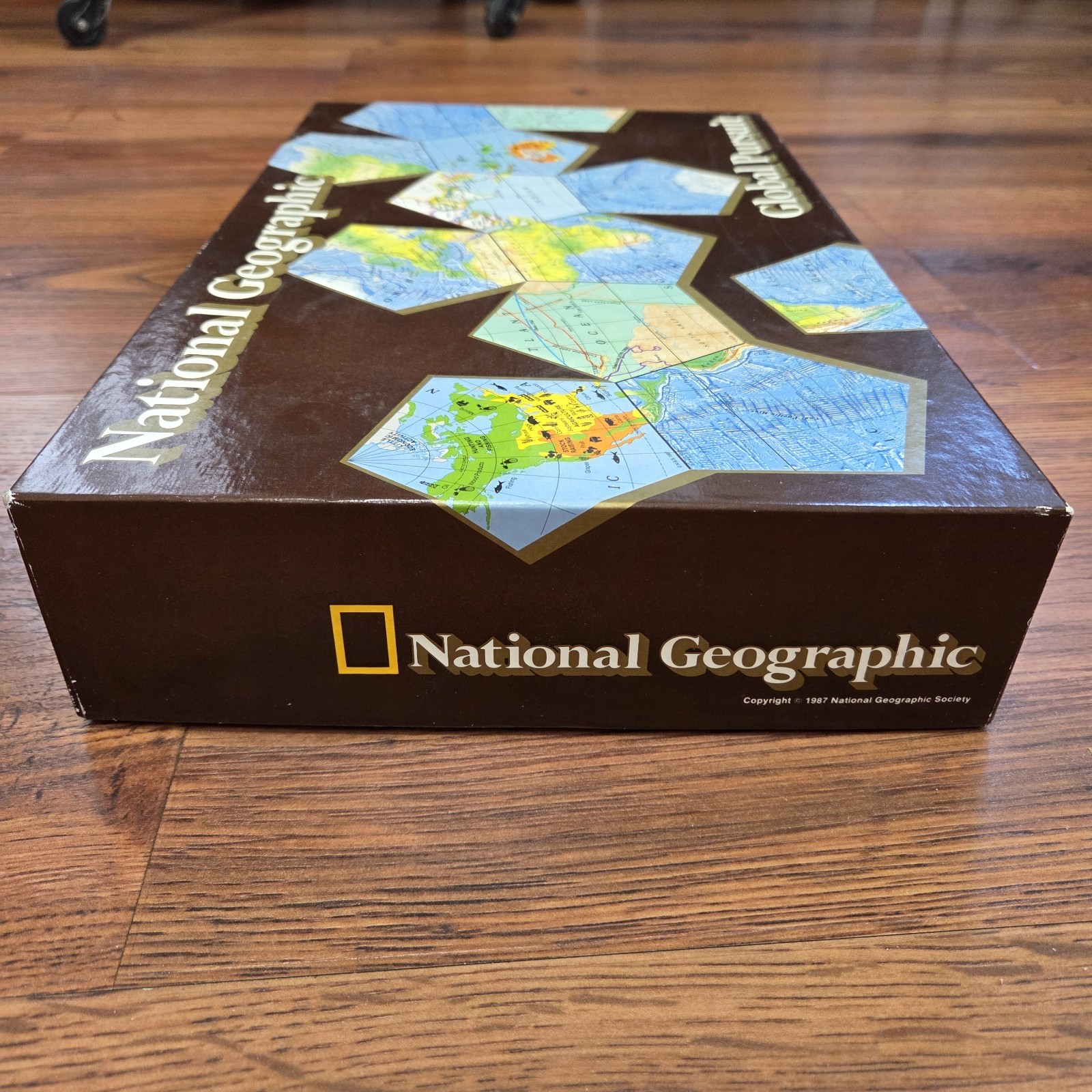 National Geographic GLOBAL PURSUIT Board Game 1987 Trivia Vintage COMPLETE