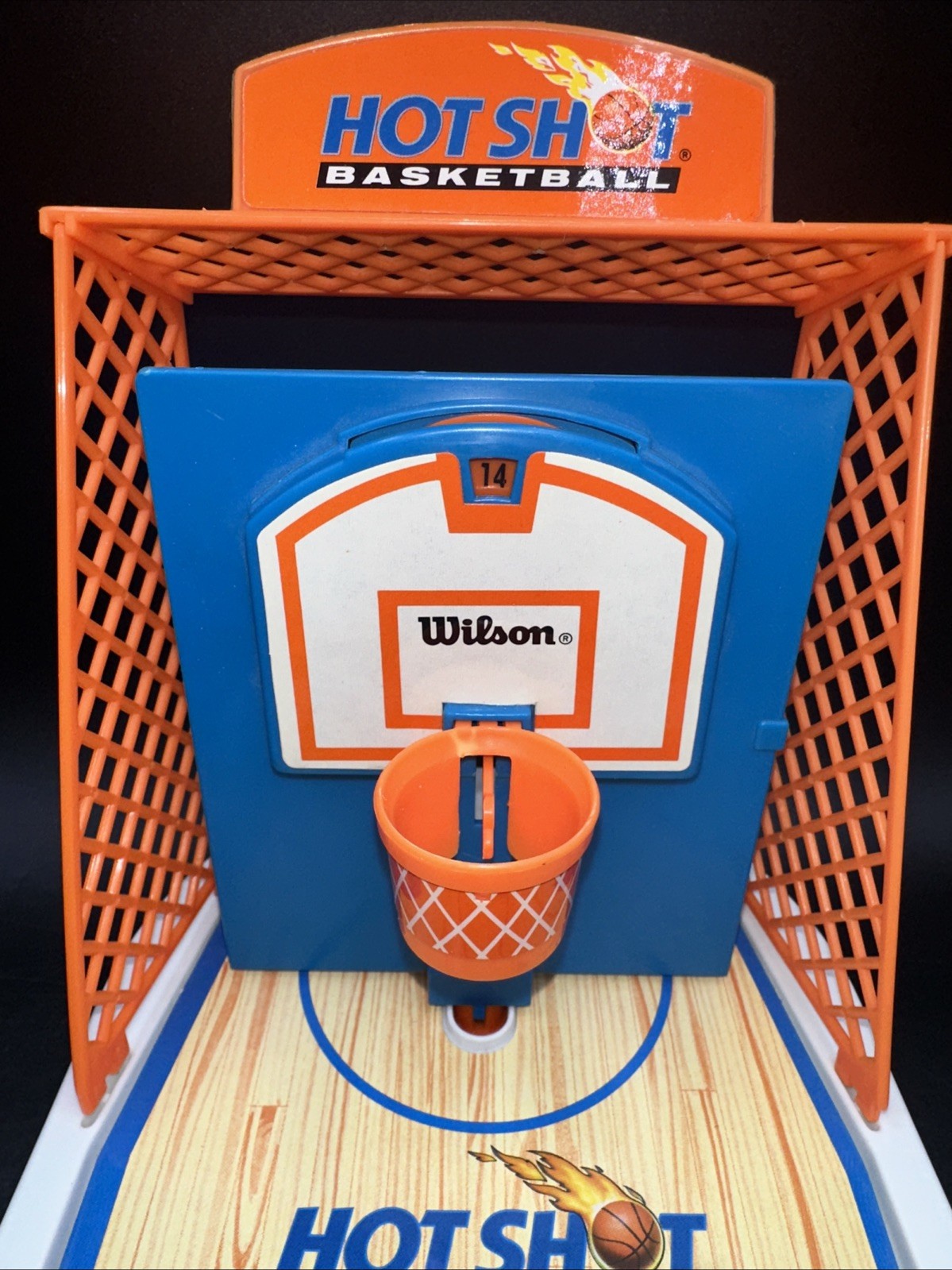Vintage MB Milton Bradley Travel Hot Shot Basketball Game Complete working 1992