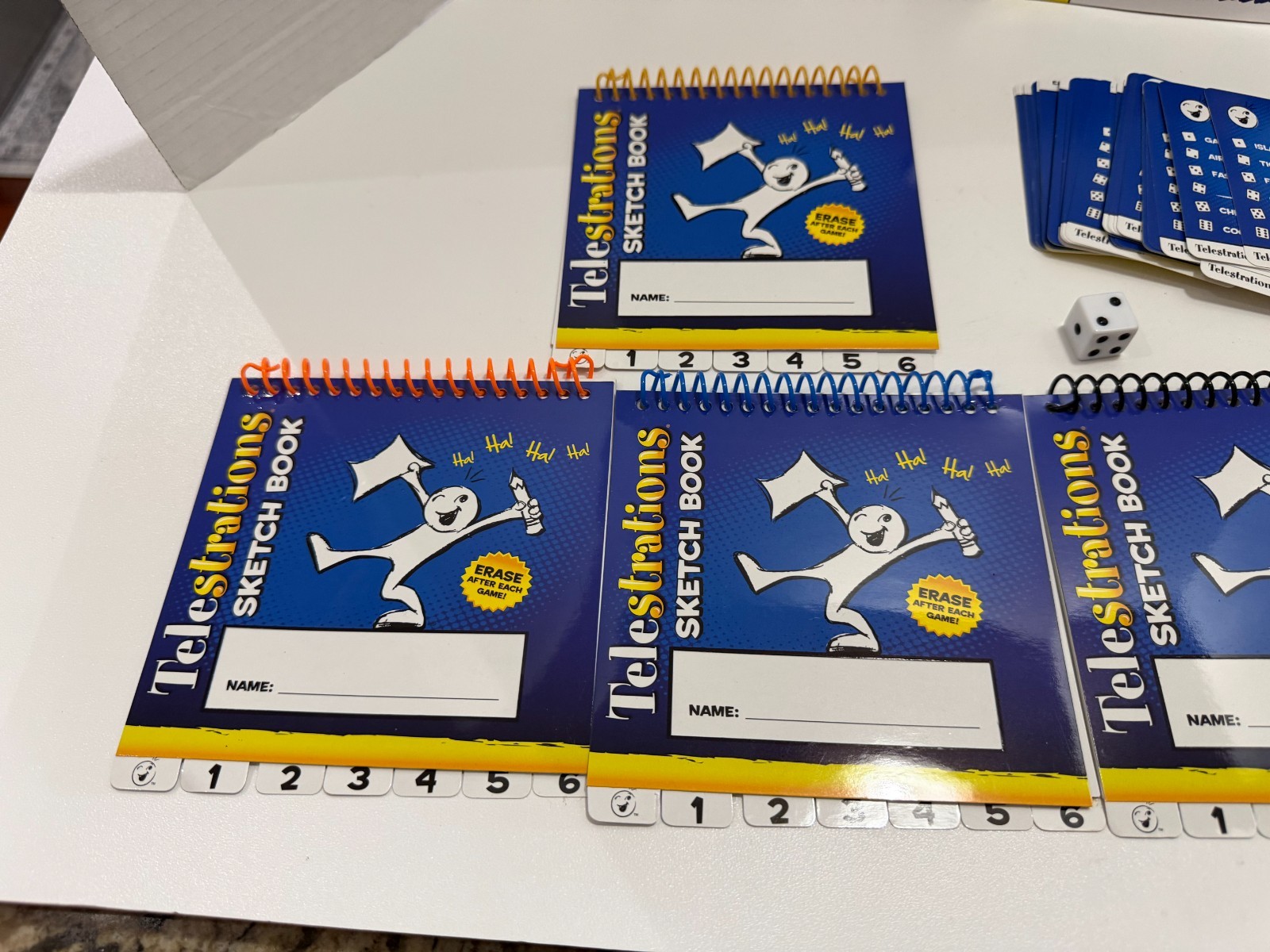 Telestrations The Telephone Game Sketched Out 2014 4-6 Players 8+Ages Complete