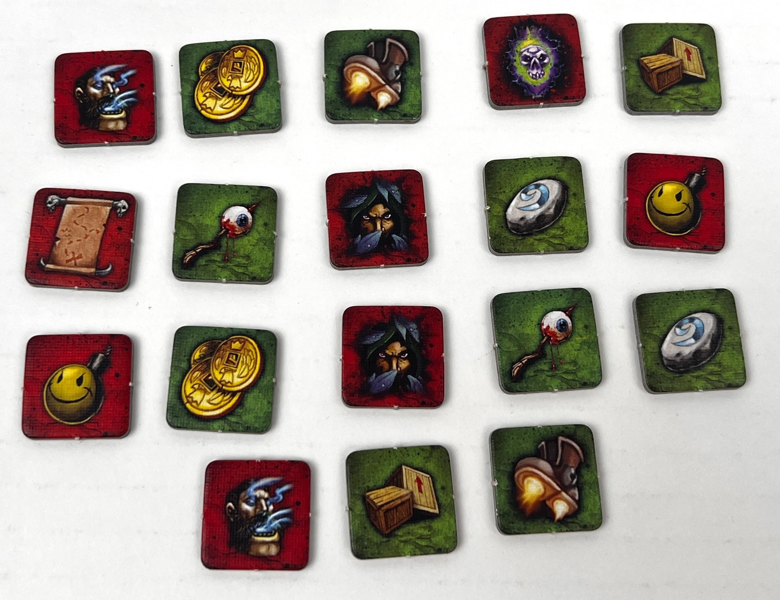 2008 World of Warcraft The Adventure Board Game Tokens Counters Parts Lot of 18