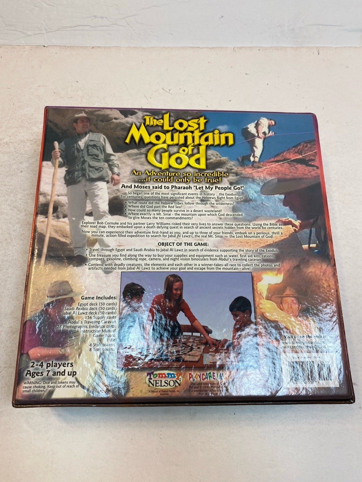 The Lost Mountain of God Bible Exodus Hebrews Bob Cornuke Family Board Game 7+