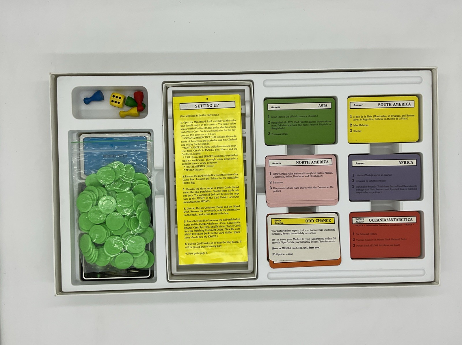 On Assignment With National Geographic Travel Board Game Vintage