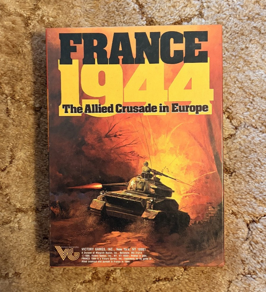 France 1944 The Allied Crusade in Europe Victory Board Games UNPUNCHED