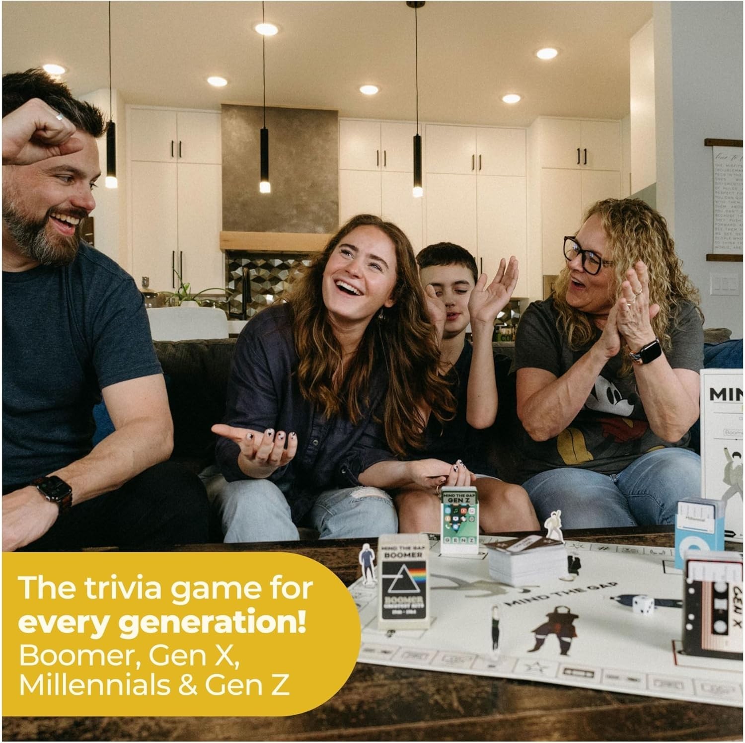 Spin Master Games, Mind The Gap Deluxe Trivia Game, 2-12 Players, for Ages 10+
