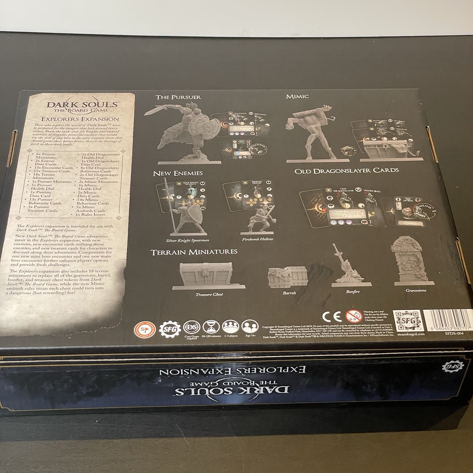 Dark Souls: The Board Game Explorers Expansion Steamforged Games New Open Box