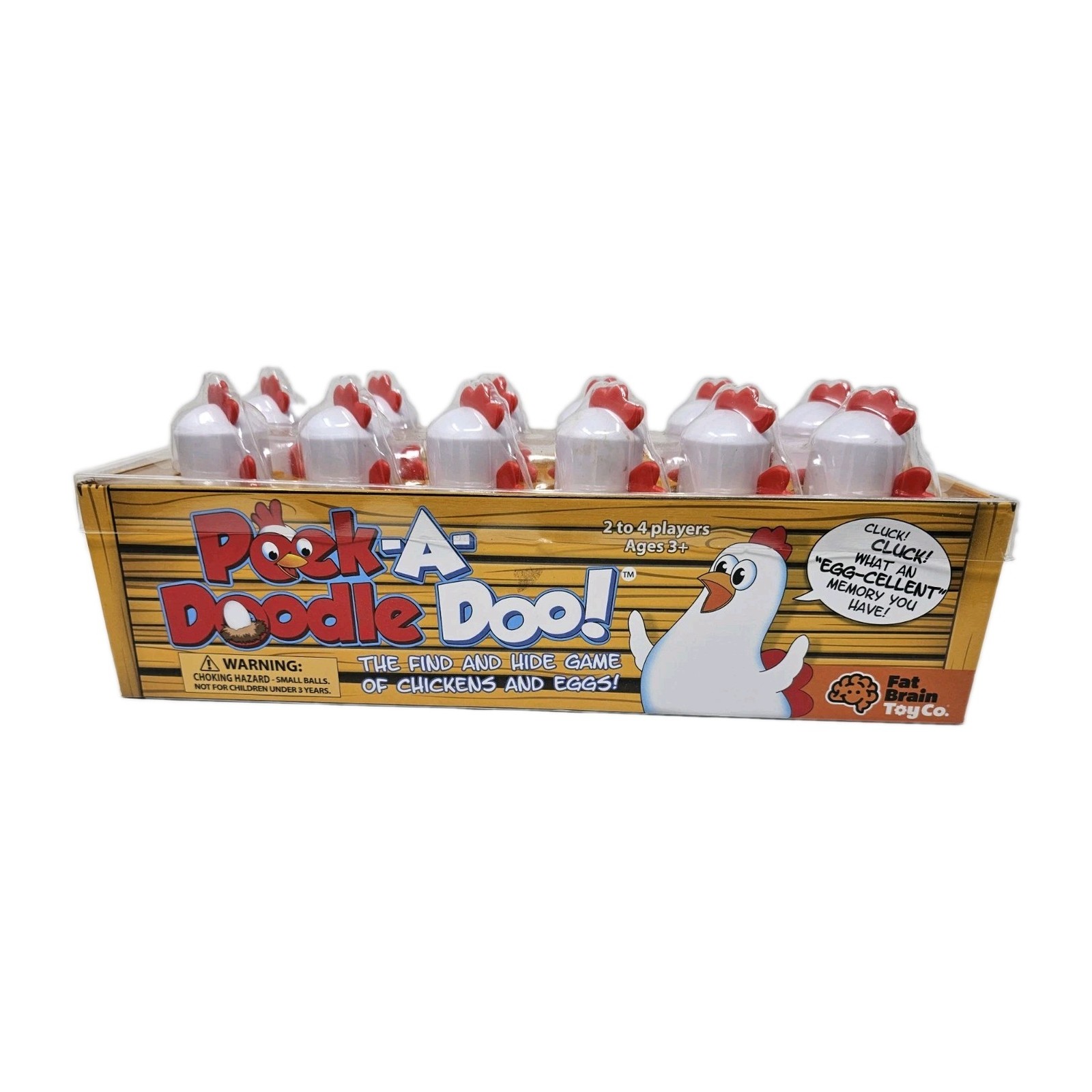 Peek-A-Doodle Doo! Board Game – Fat Brain Toy Co – Complete Memory Game for Kids