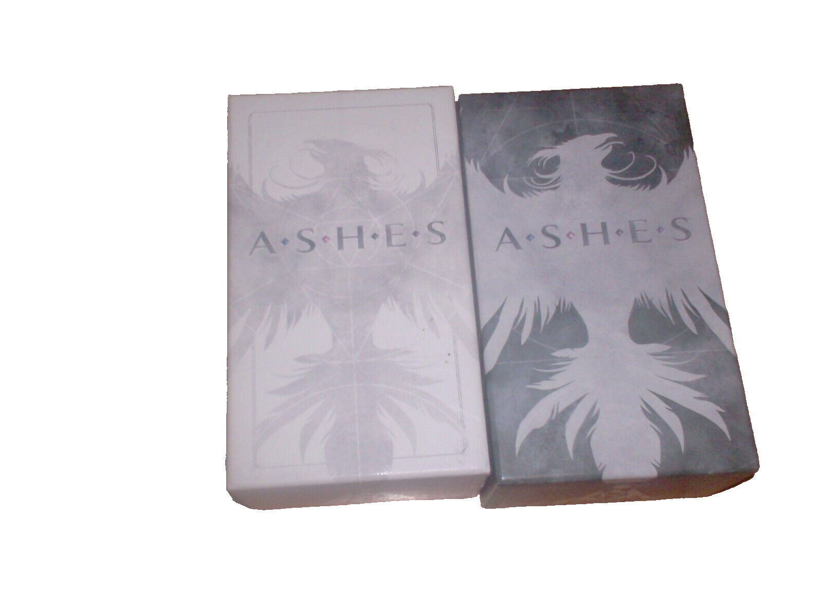 Ashes Plaid Hat Games Lot of 2 Deck Boxes with Items shown in Photos