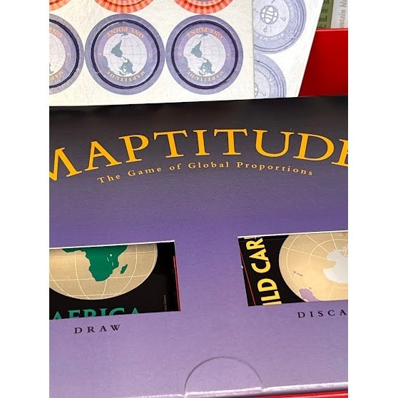 Maptitude The Game of Global Proportions 1997 Resource Game Geography Board Game