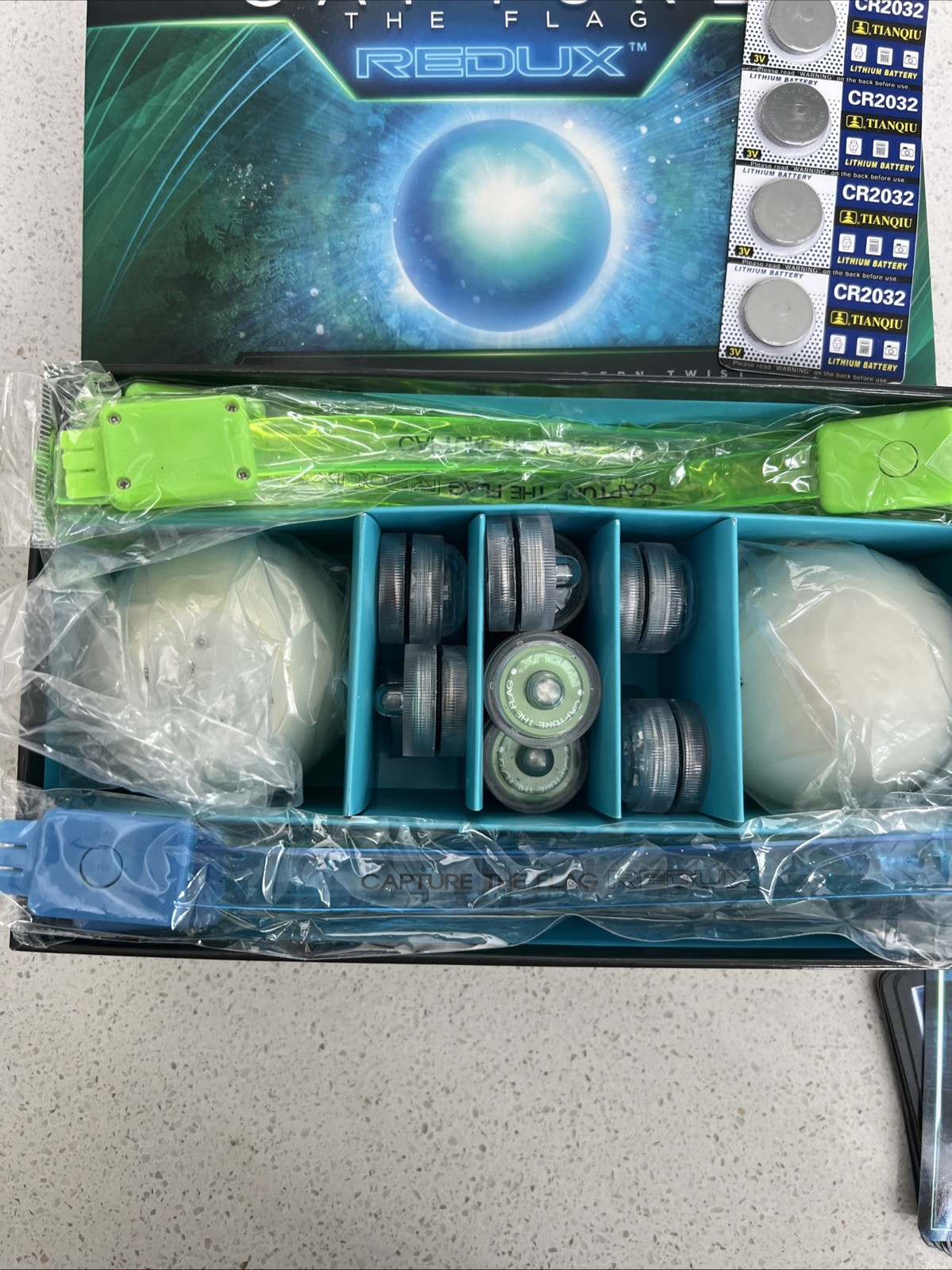 Capture the Flag REDUX – Glow-in-the-Dark Outdoor Game – Open Box