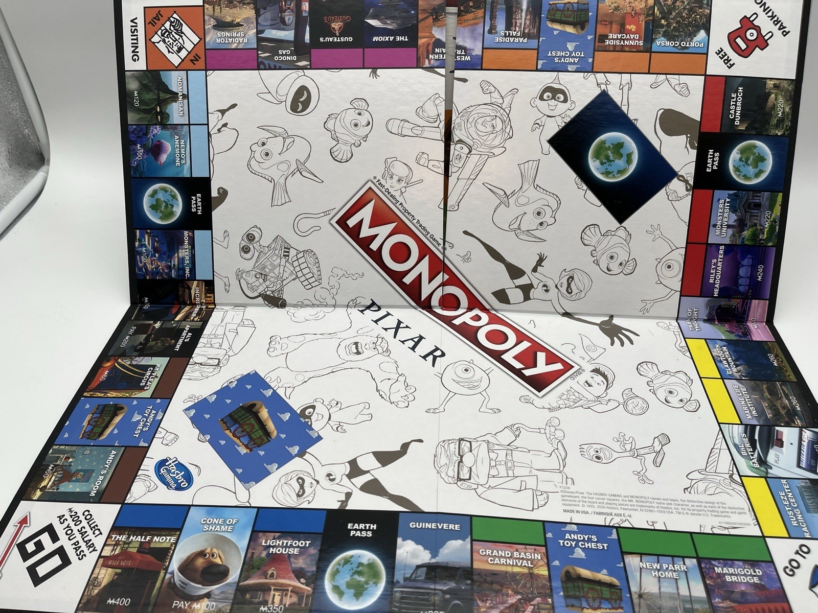 Monopoly Disney Pixar Edition Hasbro Gaming 2020