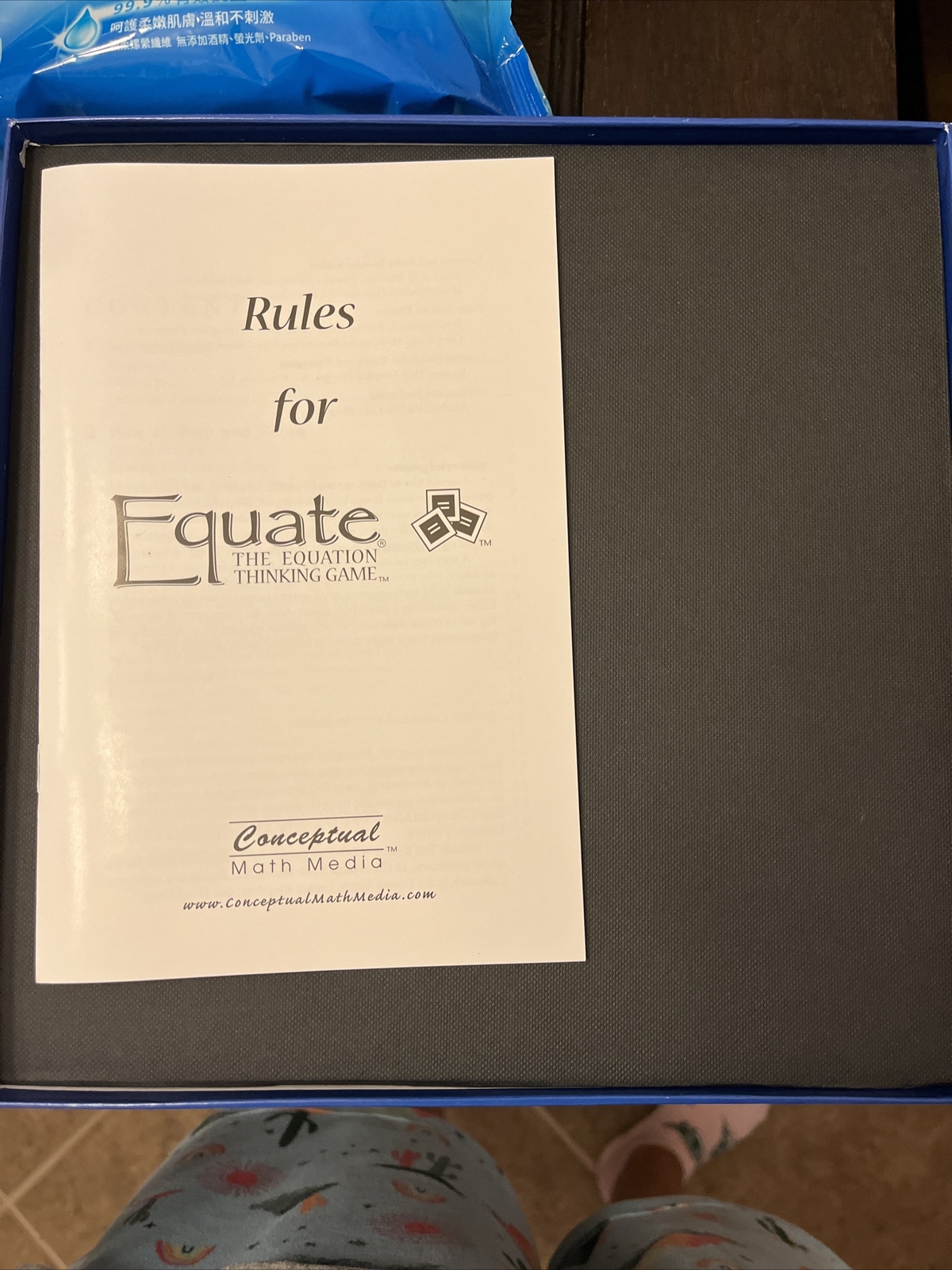 EQUATE The Equation Thinking Game. Conceptual Math Media, Learning