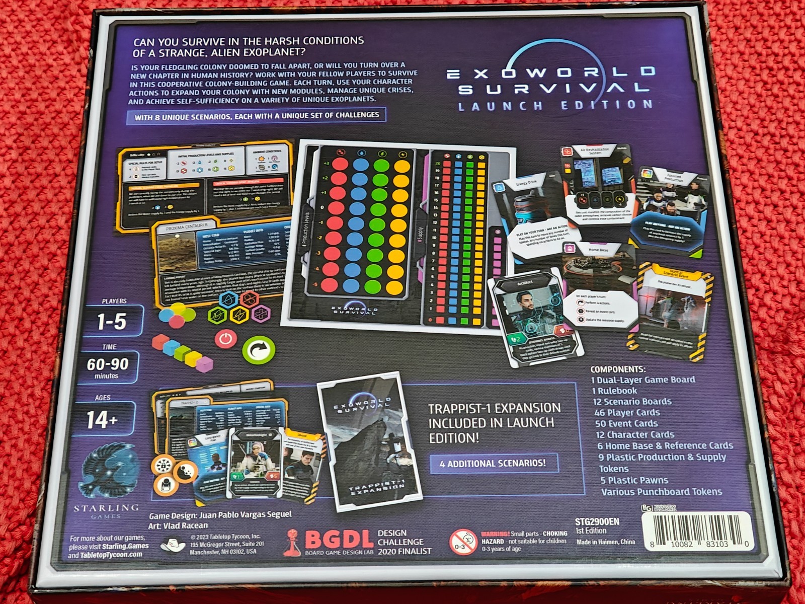Exoworld Survival Board Game LAUNCH EDITION w/ Trappist-1 Expansion | Starling