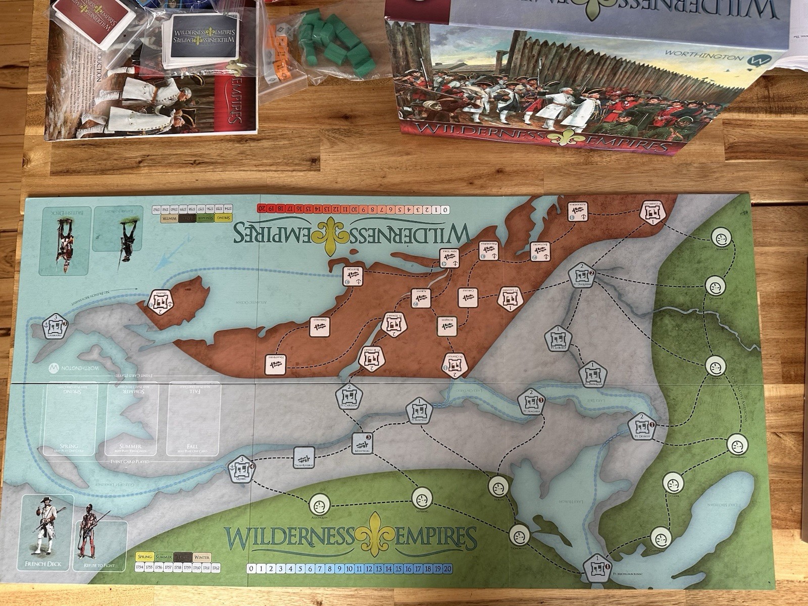 Wilderness Empires Volume 1 By Bill Molyneaux 2014 Board Game