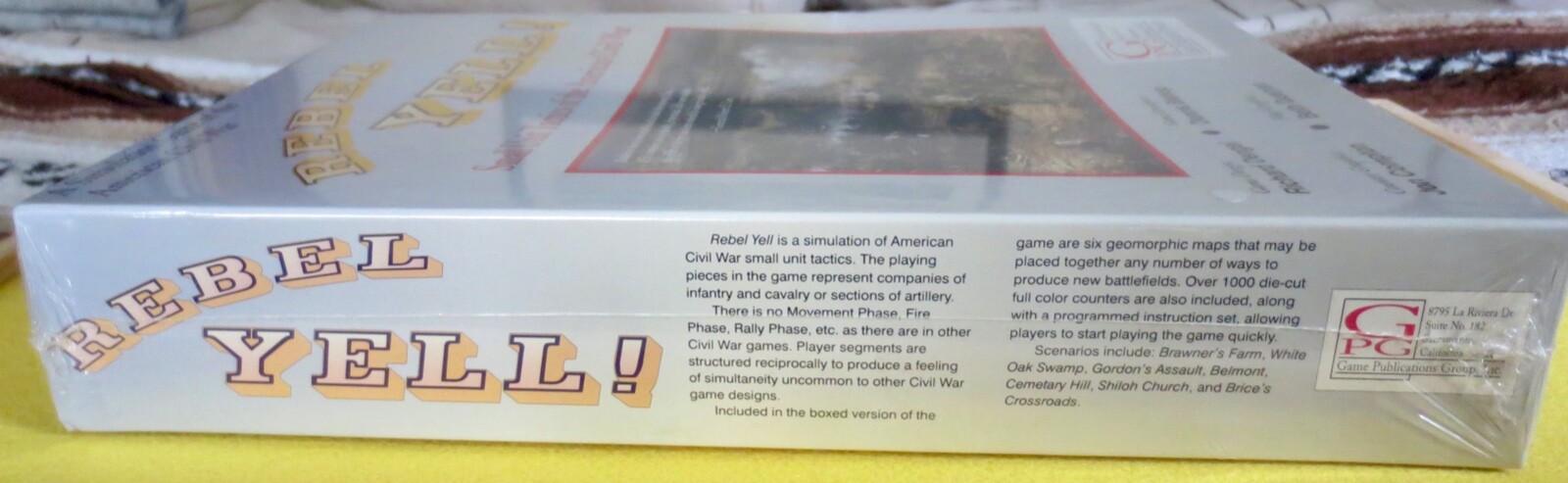 Rebel Yell! Small Unit Tactics of the American Civil War. 1991 Free UPS shipping