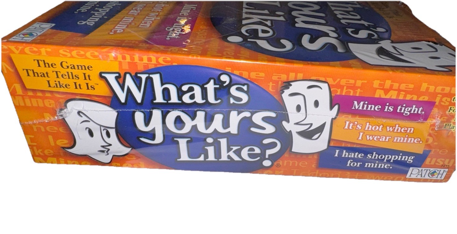 WHAT’S YOURS LIKE? Game by PlayMonster – Brand New Sealed