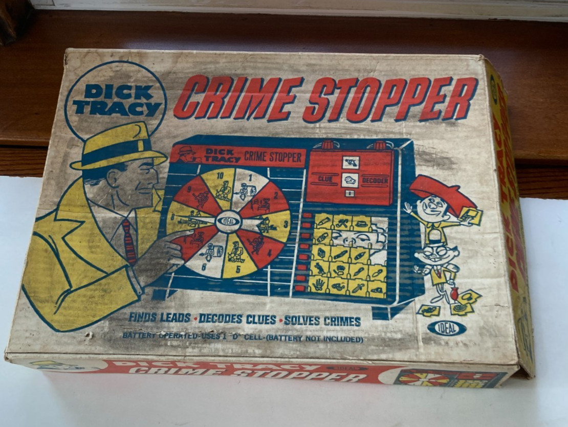 Dick Tracy Crime Stopper Game Complete -1963 Ideal Toy Corp. WORKS!!!