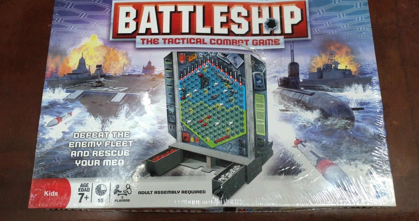 Battleship The Tactical Combat Game Milton Bradley Hasbro 2008 Sealed SEE DESCRI