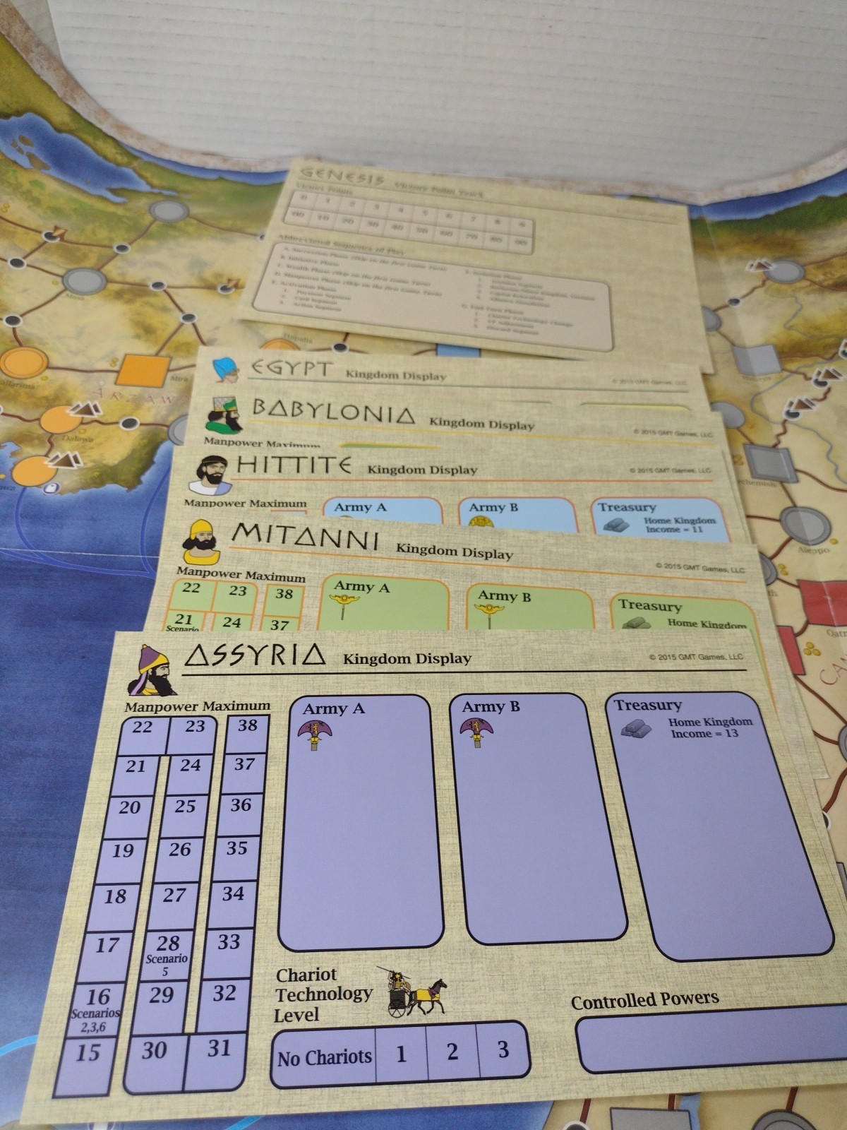 Genesis Empires And Kingdoms of the Ancient Middle East Strategy Game