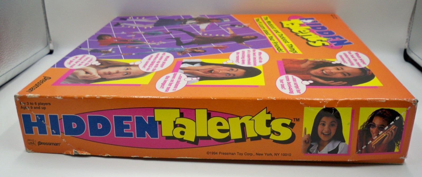Vintage 1994 Hidden Talents Pressman Board Game Complete Teen Sleepover Party