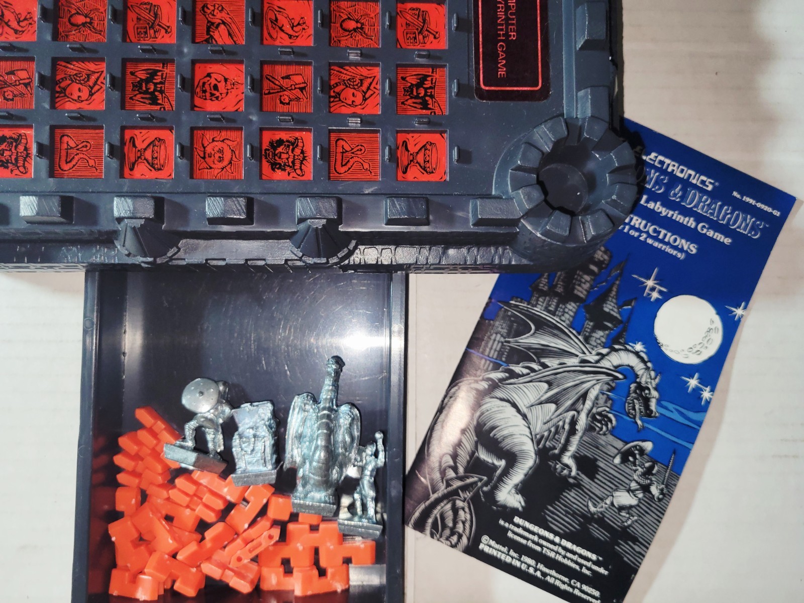 1980 Vtg. Mattel Dungeons & Dragons Computer Labyrinth Game Exc Cond. Incomplete