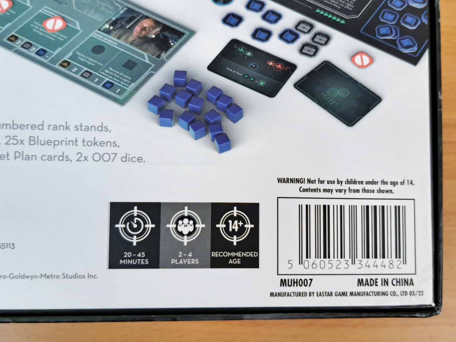 Spectre The Board Game – Modiphius Entertainment 2022 Complete James Bond 007