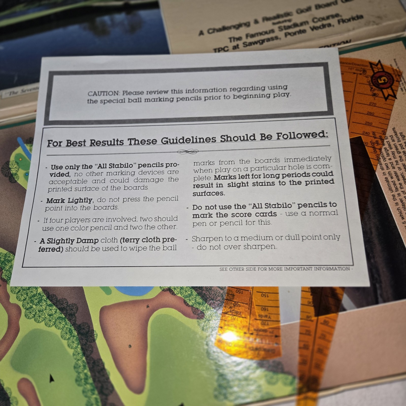 COMPLETE IN PURSUIT OF PAR TPC Tournament Players Club Sawgrass 1988 GOLF Game
