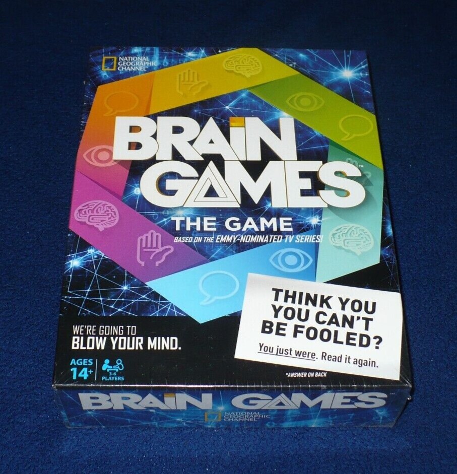 National Geographic Brain Games (2015) | Cognitive Science & Illusions, Sealed