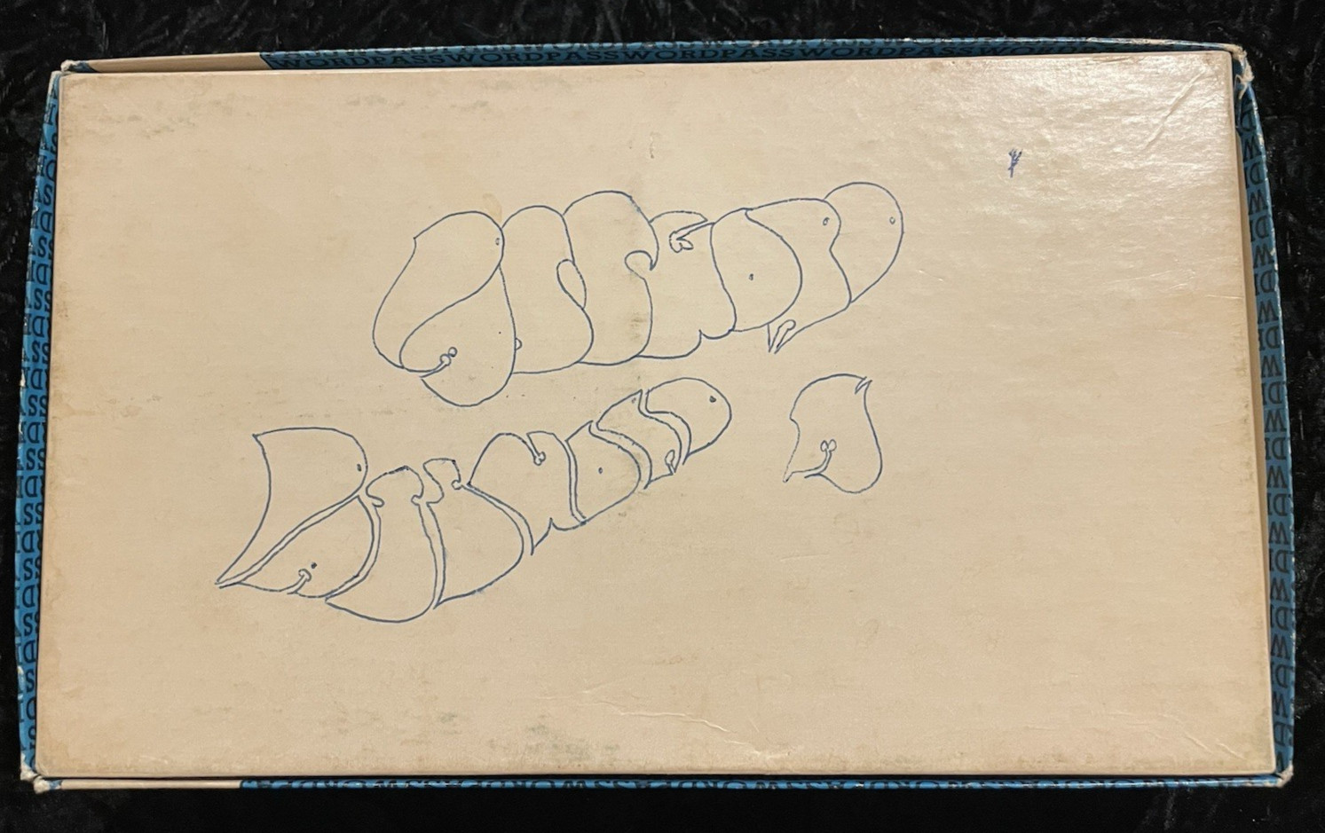 Vintage Milton Bradley Password Game Volume Four 4 (1964) #4260 Used Complete