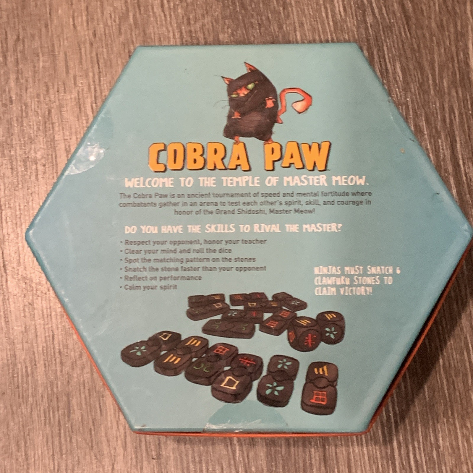 Cobra Paw Ninja Tile Dice Reflex Board Game Bananagrams Inc. New Sticker Sealed