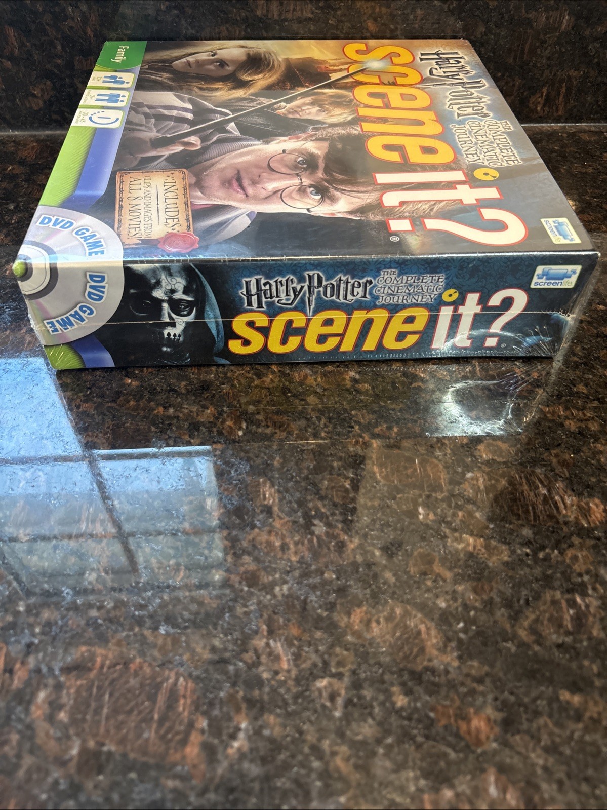 Scene It Harry Potter The Complete Cinematic Journey DVD Board Game NEW SEALED