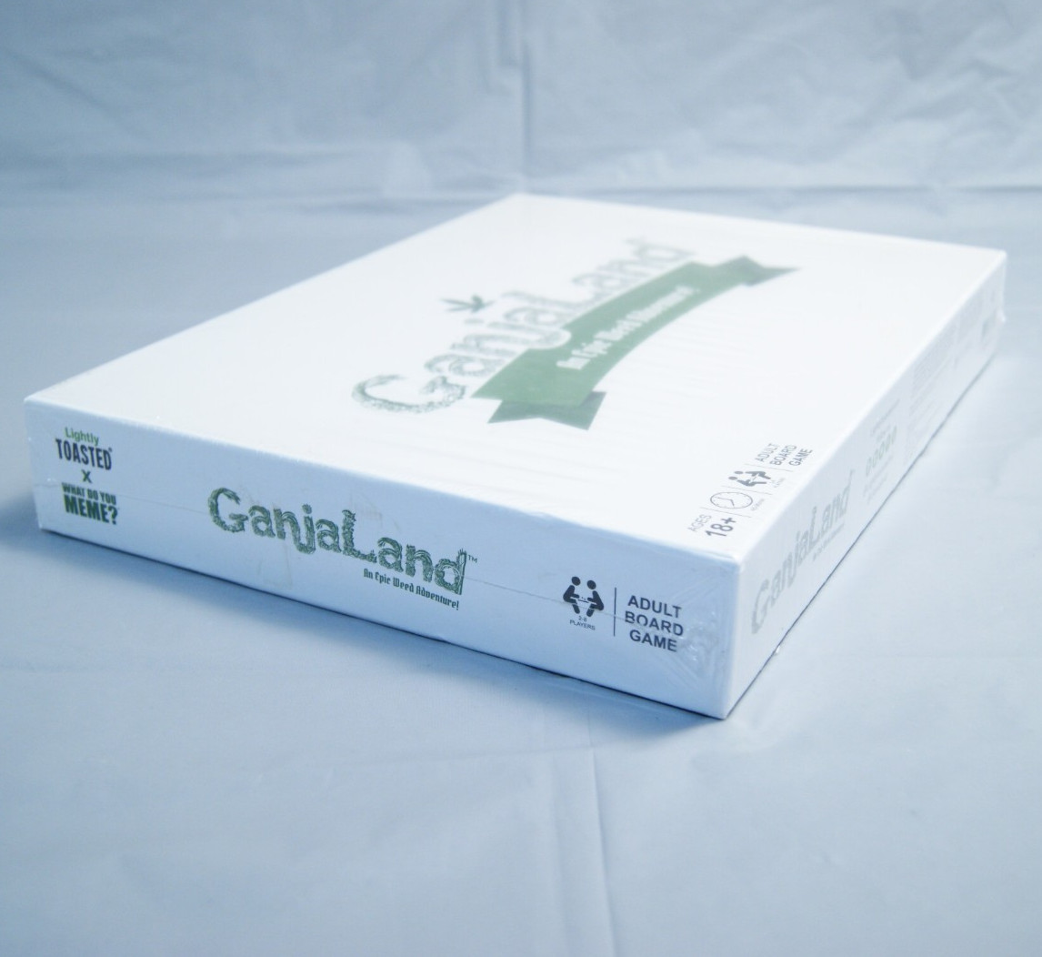 GanjaLand Board Game An Epic Weed Adventure Lightly Toasted NEW SEALED