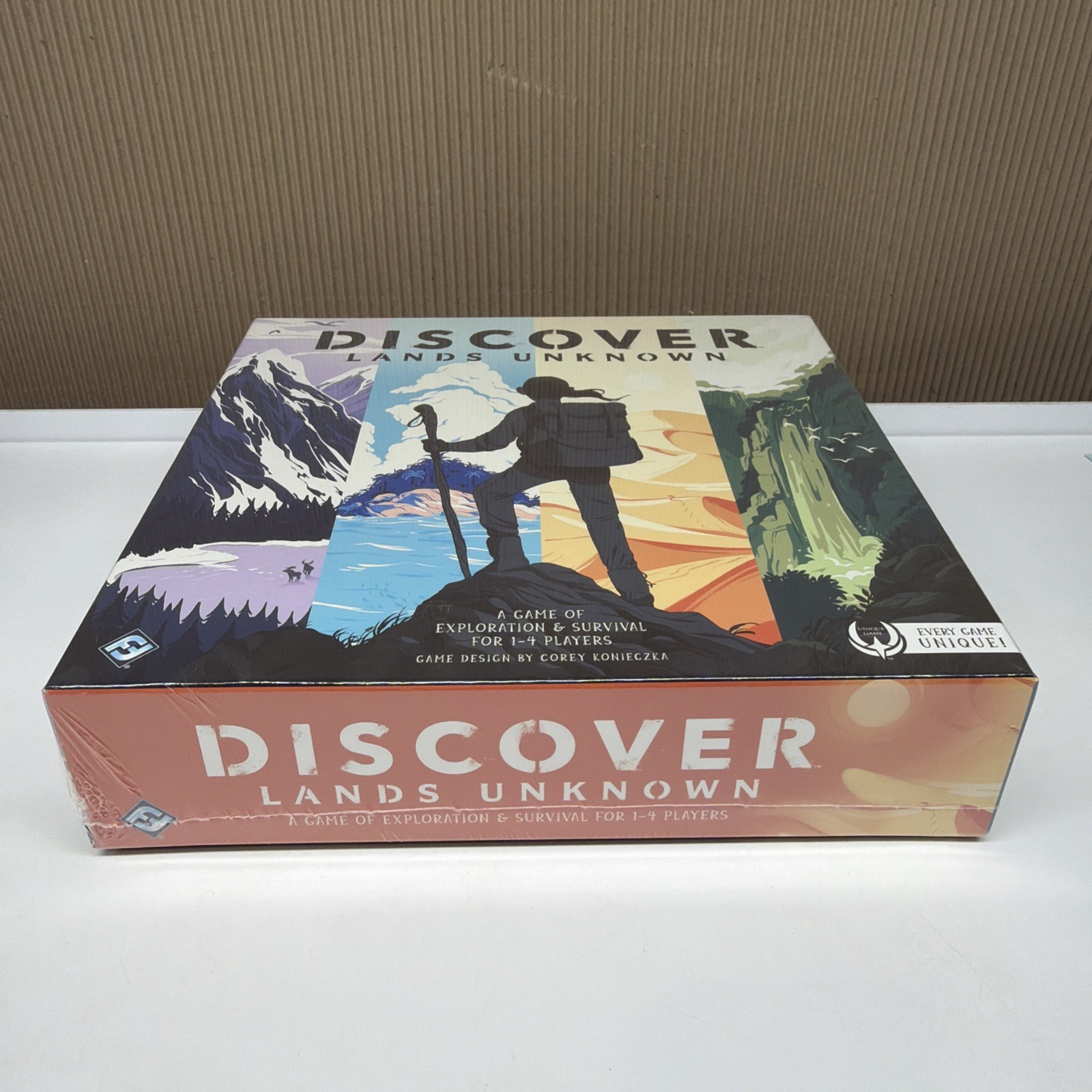 Discover: Lands Unknown Strategy Exploration Board Game Fantasy Flight *Sealed*