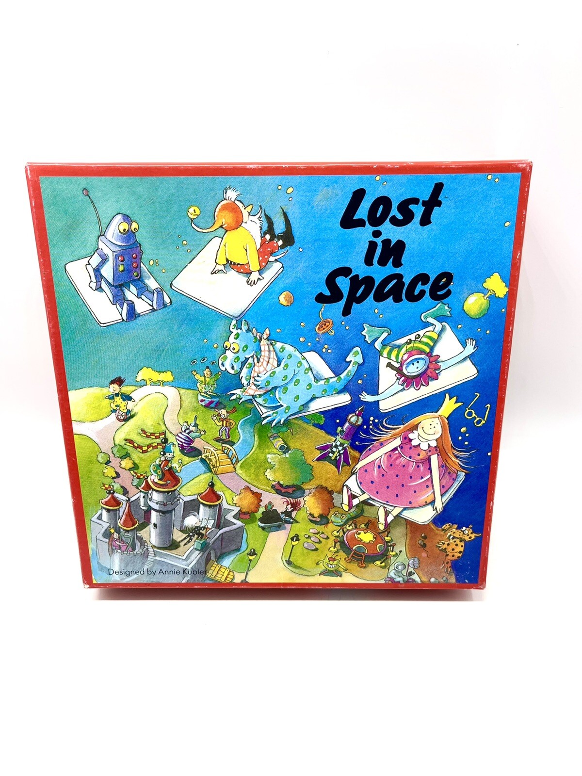 Lost in Space Vintage Board Game, Square box 8”x8” M Twinn 1987 Annie Kubler