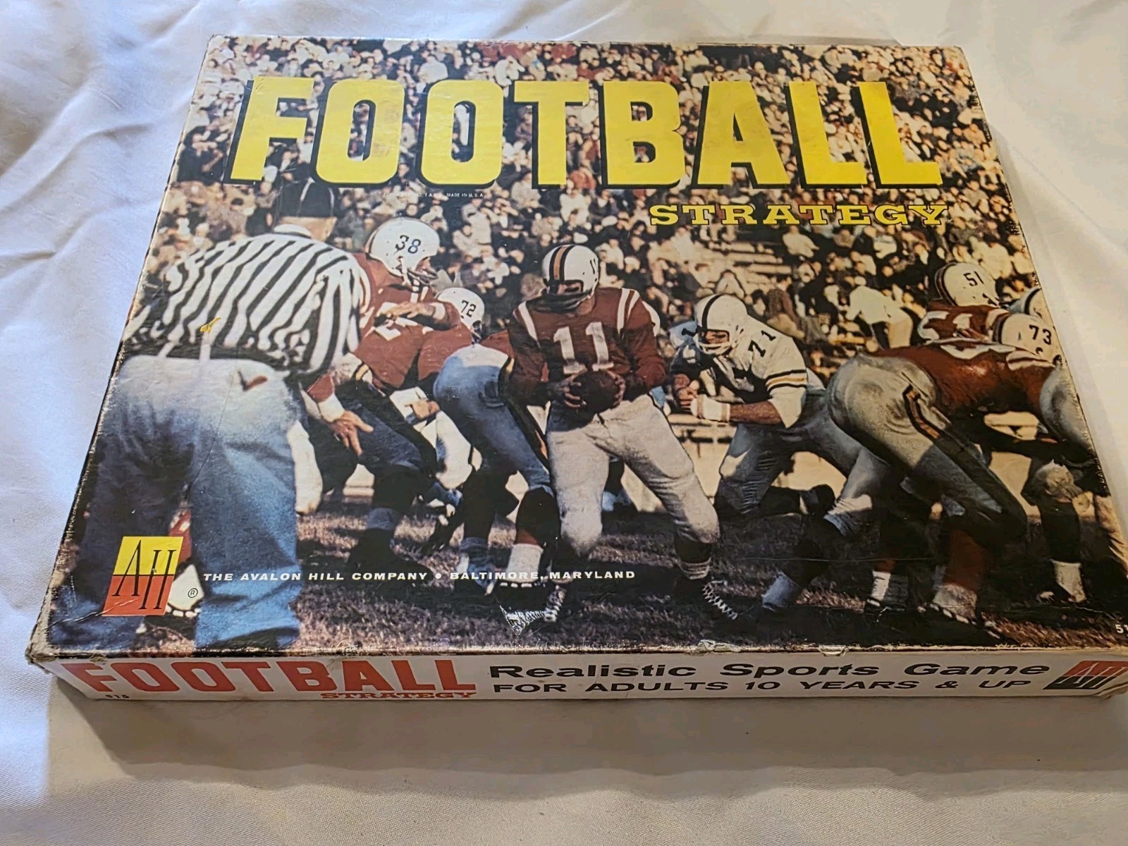 Football Strategy Boxed Boardgame 1962 The Avalon Hill Company