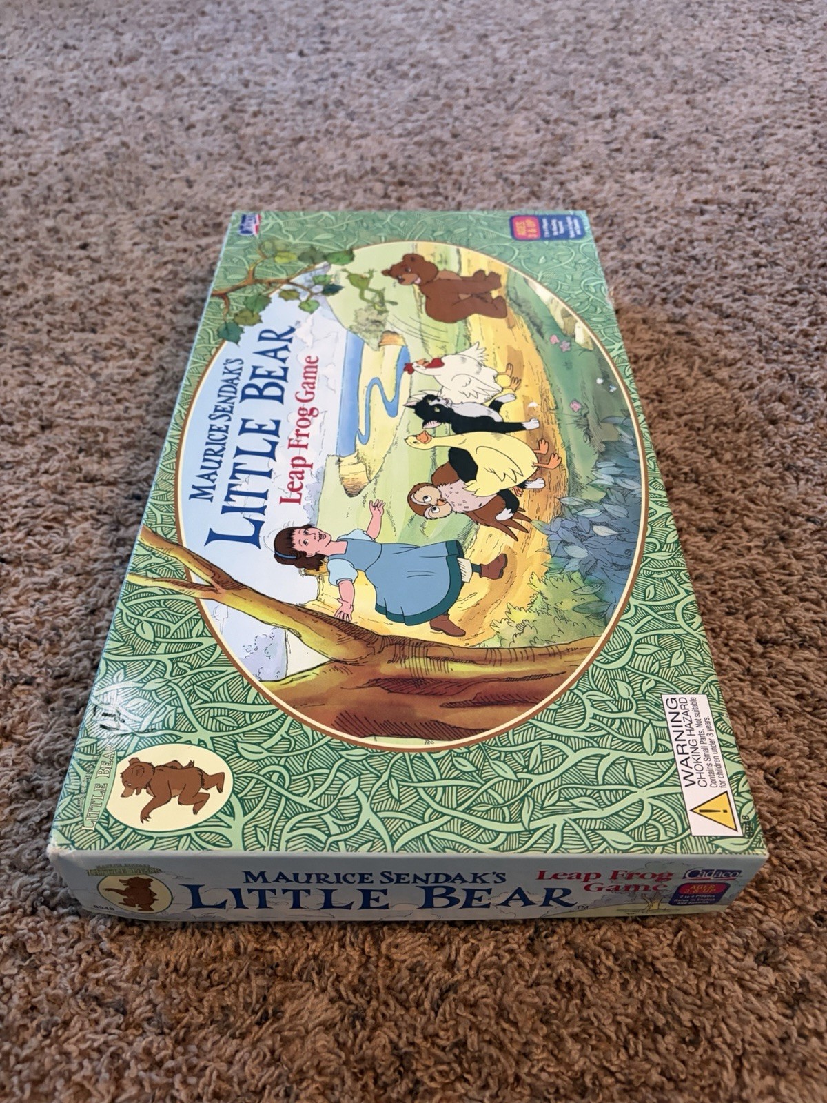 Maurice Sendak’s Little Bear Leap Frog Game COMPLETE Vintage 1999 Free Shipping
