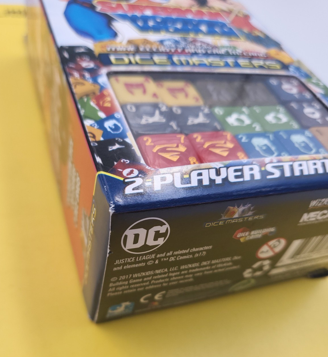 Superman Wonder Woman Dice Masters 2-Player Starter Set Sealed Wizkids/Neca