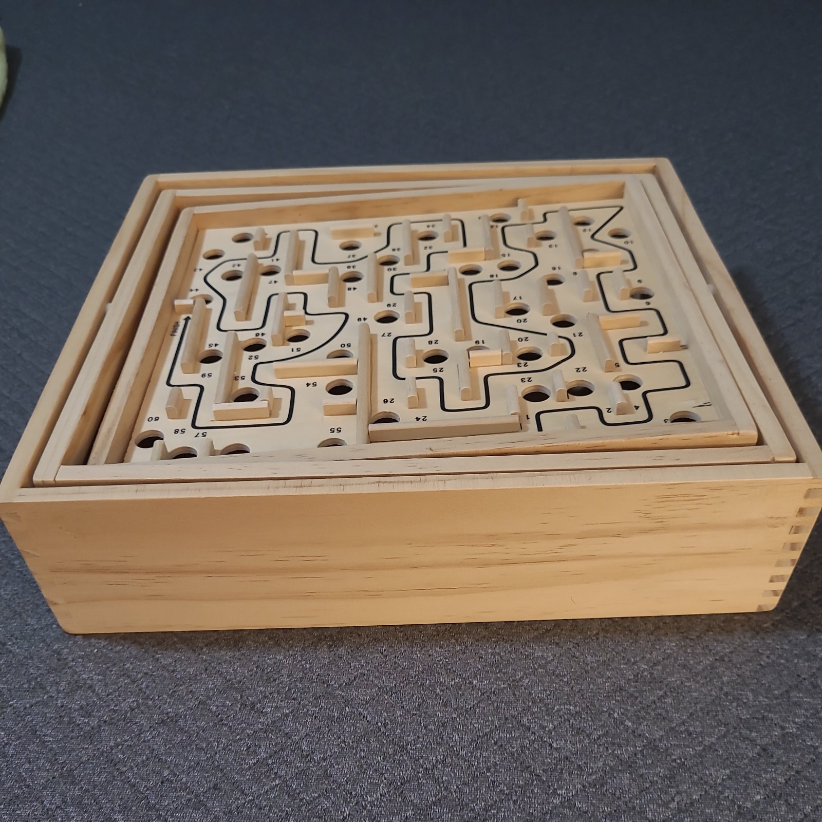 STERLING Games Large Wooden Labyrinth Marble Ball Tilt Maze Golf Baseball Boards