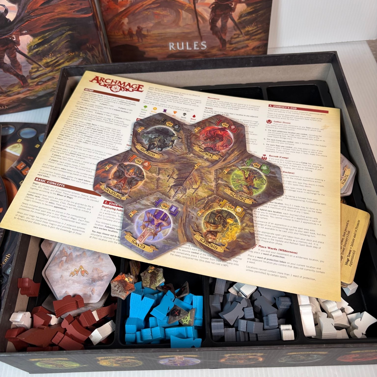 Archmage Starling Games Board Game 1-4 Players Ages 14+ Fantasy Strategy