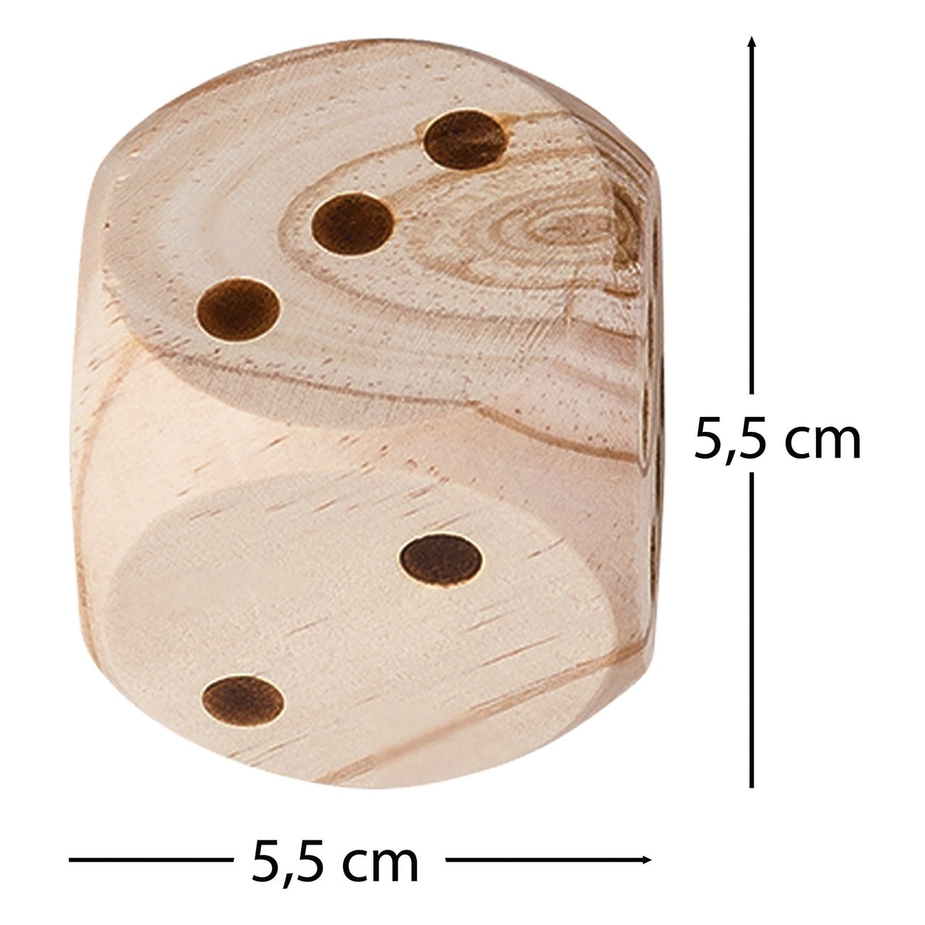 Wooden Cubes XXL Set of 5, FSC® 100% with Transport and Storage Bag…