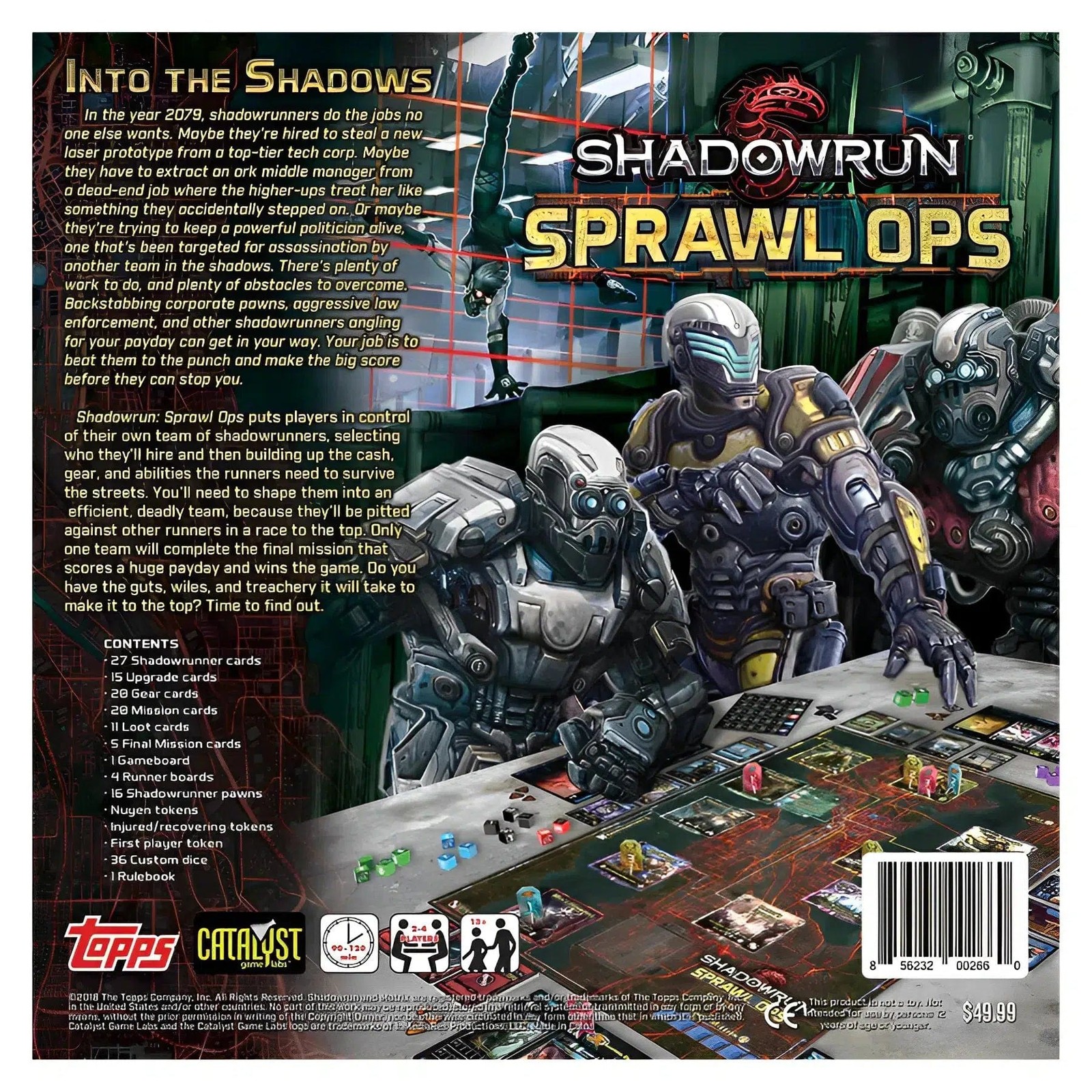 Shadowrun: Sprawl Ops – Board Game – Catalyst Game Labs