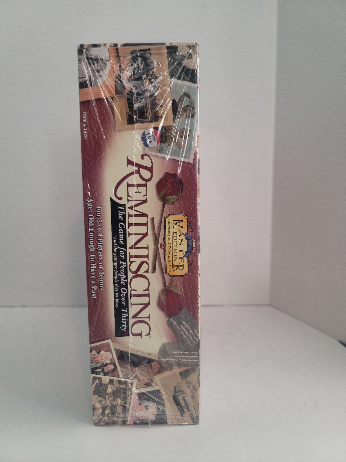 New/Sealed REMINISCING Board Game DELUXE MASTER EDITION 1940s-1990s TDC Games