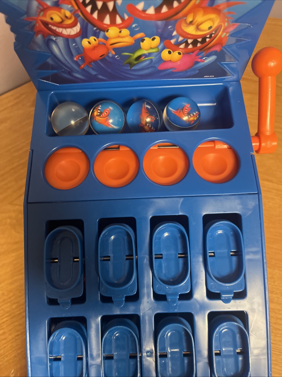 Piranha Panic Board Game by Mattel Vintage 2005 Fish Marbles Ages 5-Up Complete
