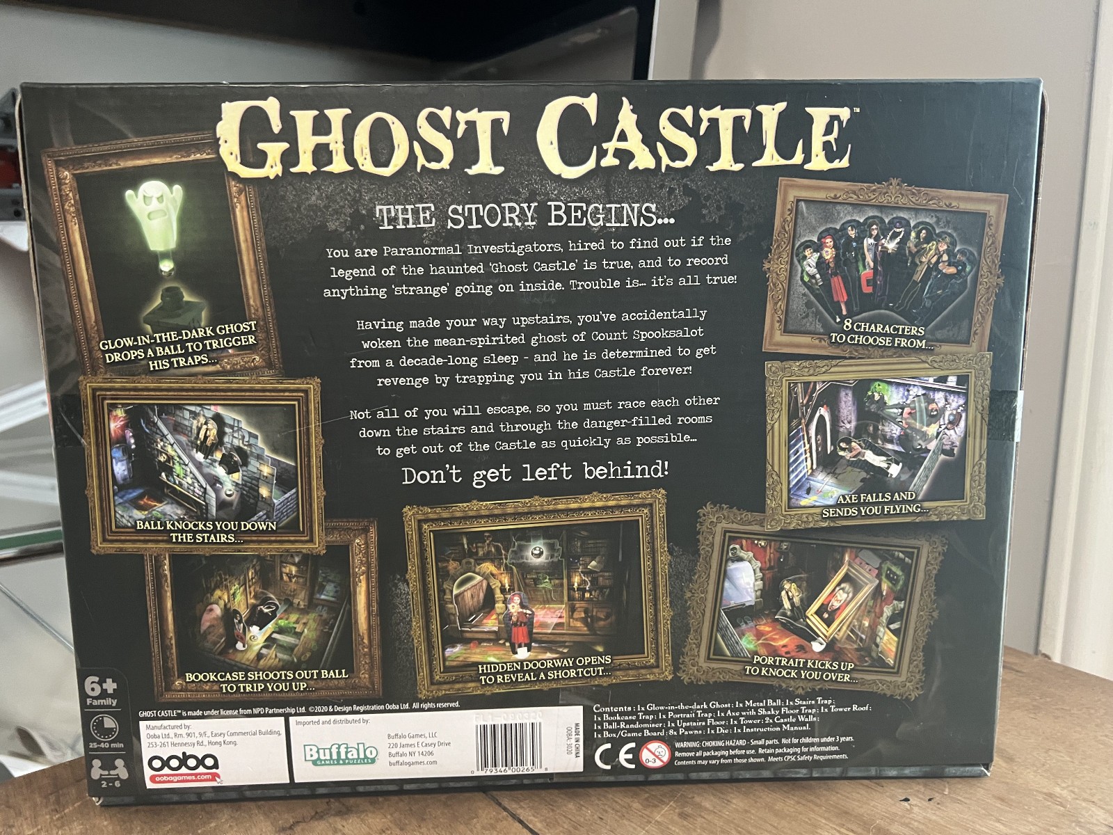 Ghost Castle Board Game Buffalo Games 2020 Complete