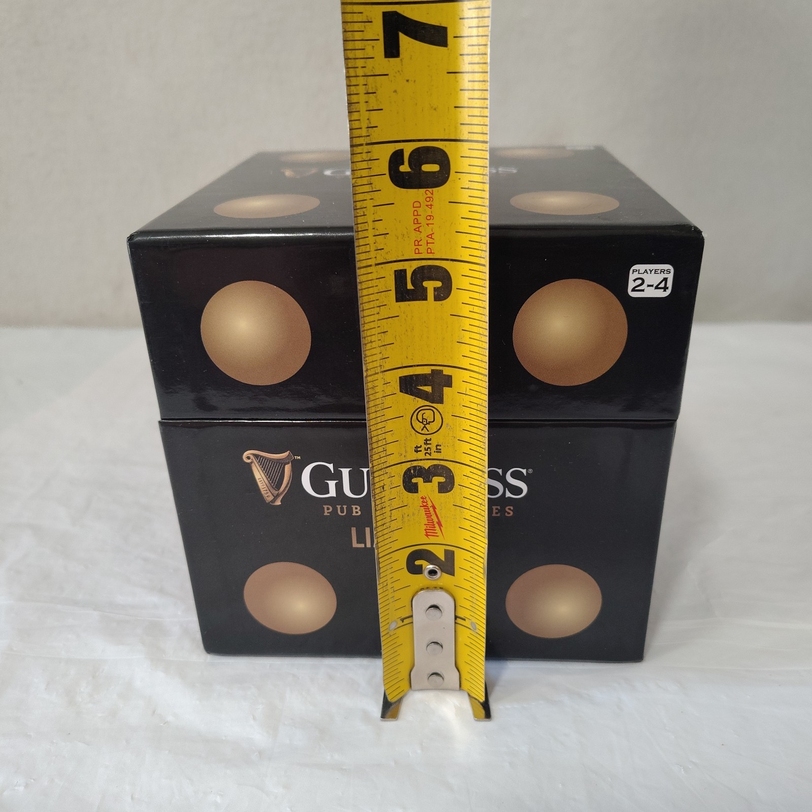 Guinness Pub Game Series Liars Dice Drinking Games Age 21+ 2-4 Player NEW SEALED